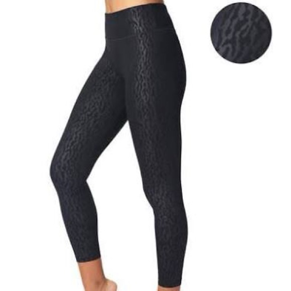 Sweaty Betty All Day Leopard Black Leggings Small